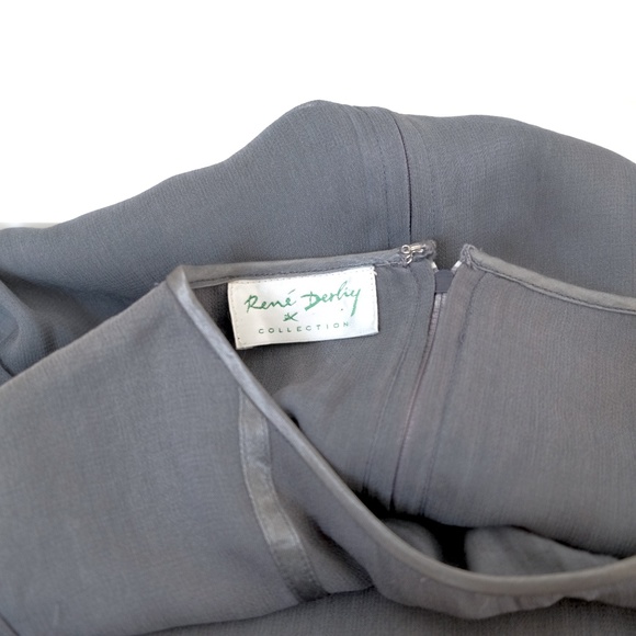 One Piece Dress in Dark Gray w/ Appliqués - Picture 6 of 6